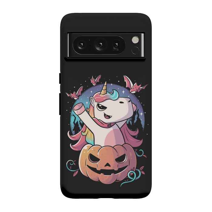 Pixel 8 Pro StrongFit Spooky Unicorn Funny Cute Magic Halloween by eduely