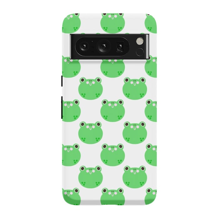 Pixel 8 Pro StrongFit Happy Frogs by Sam Pernoski