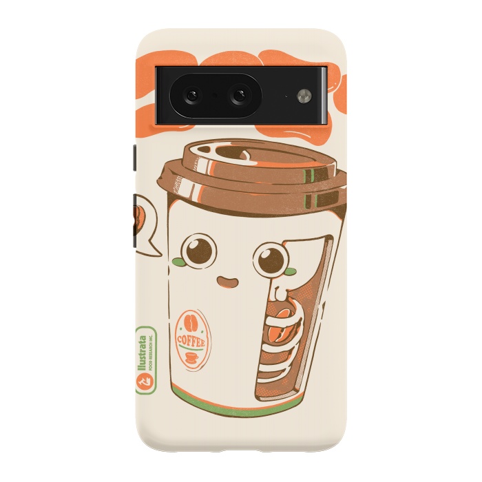 Pixel 8 StrongFit Cute Coffee x-Ray by Ilustrata