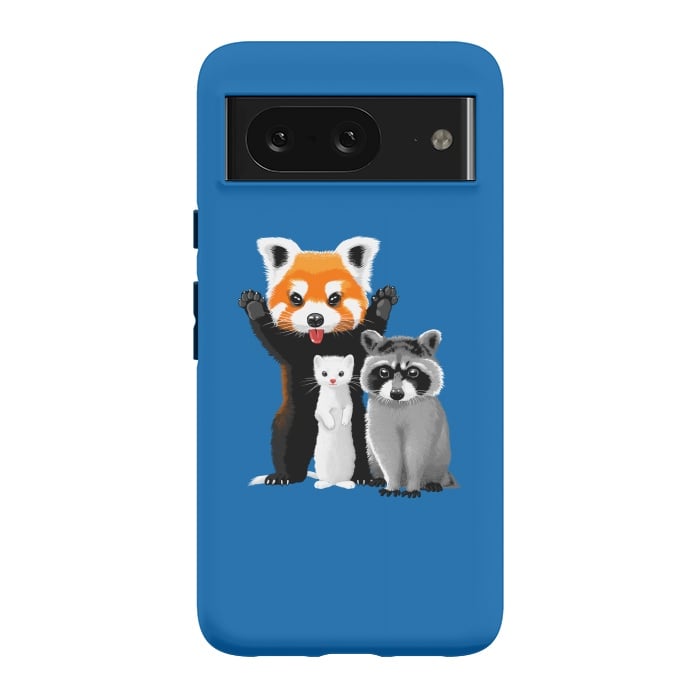 Pixel 8 StrongFit Raccoon, ferret and red panda by Alberto