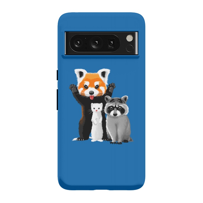 Pixel 8 Pro StrongFit Raccoon, ferret and red panda by Alberto