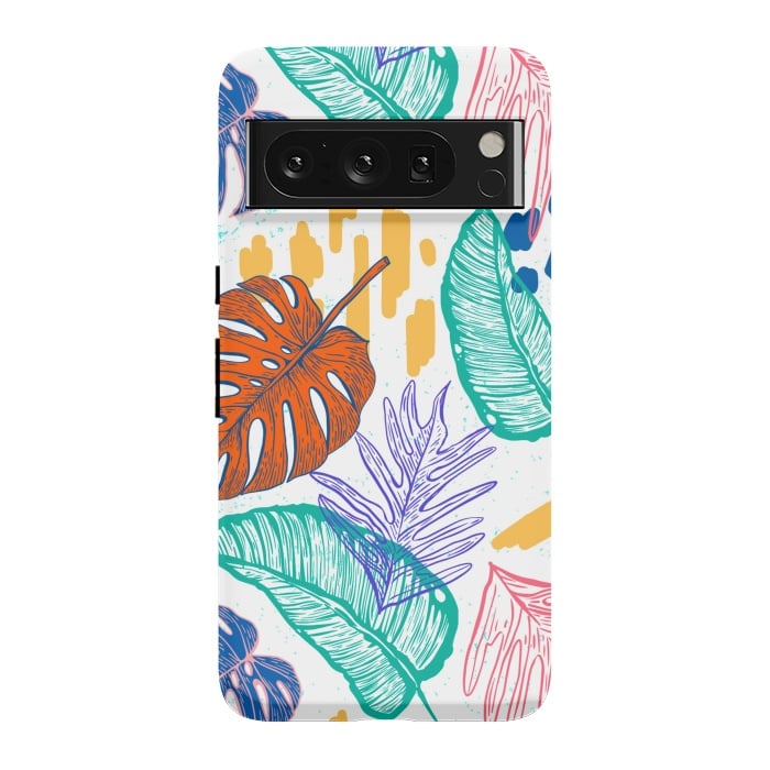 Pixel 8 Pro StrongFit Monstera Leaves by ArtsCase
