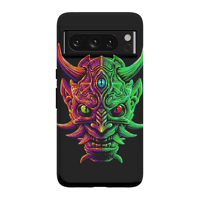 Pixel 8 Pro StrongFit Demon with 3 Japanese eyes by Alberto