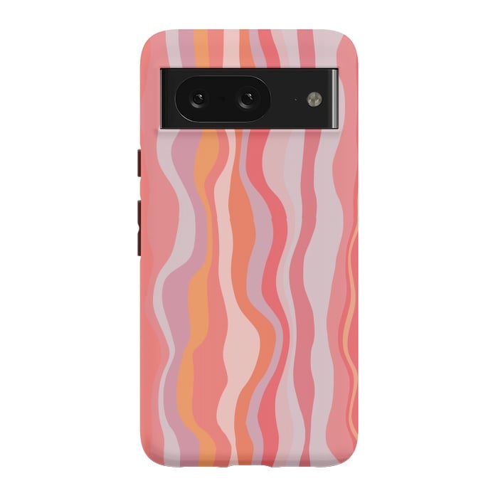 Pixel 8 StrongFit Melted Marrakesh Stripes by Nic Squirrell