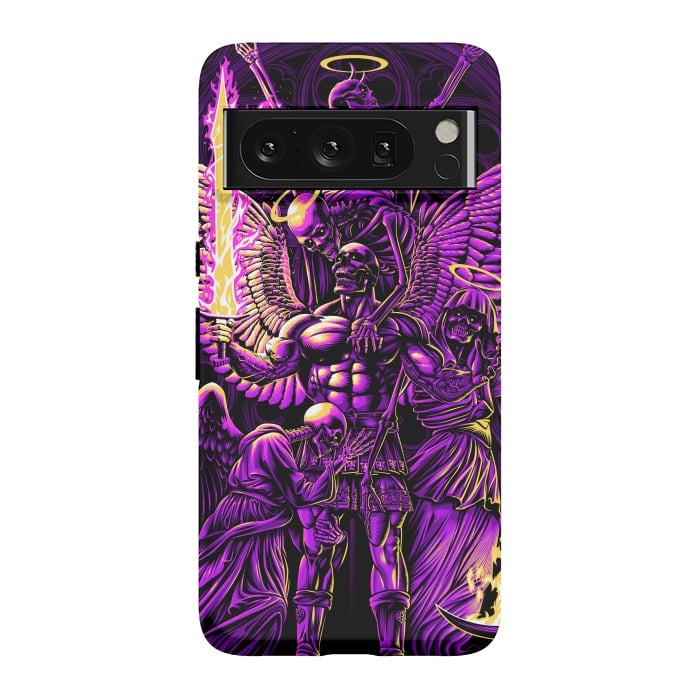 Pixel 8 Pro StrongFit Magic skull warrior by Alberto