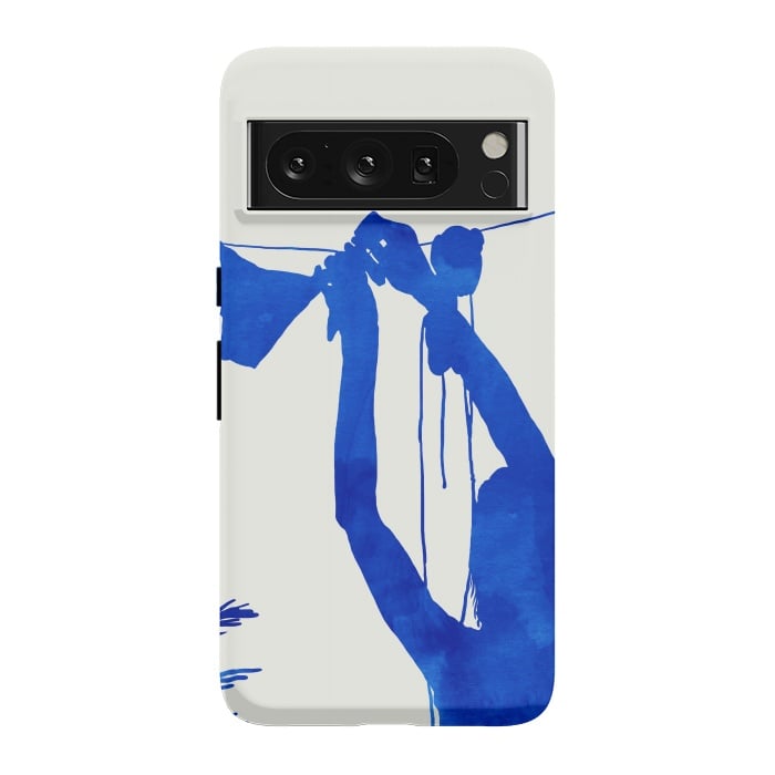 Pixel 8 Pro StrongFit Blue Nude Vacay Matisse by Uma Prabhakar Gokhale