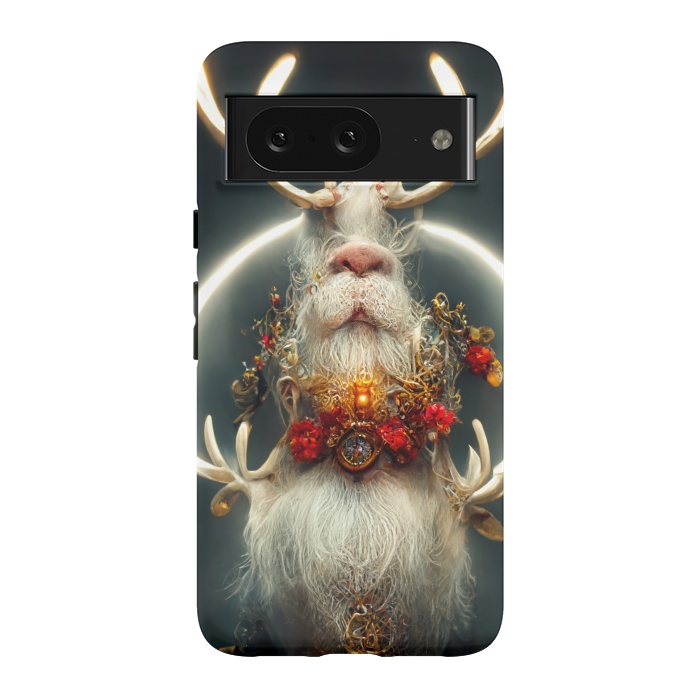 Pixel 8 StrongFit Santa reindeer by haroulita