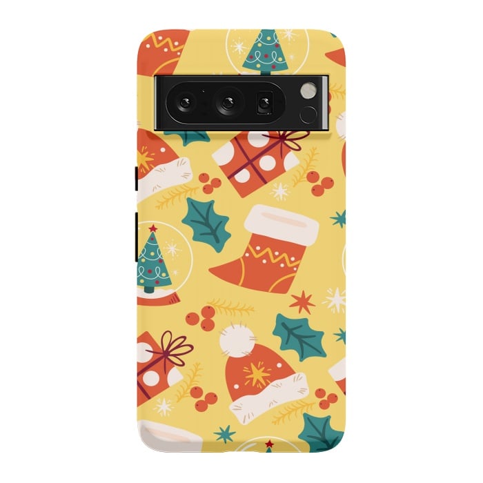 Pixel 8 Pro StrongFit Christmas Boots and Hats by ArtsCase
