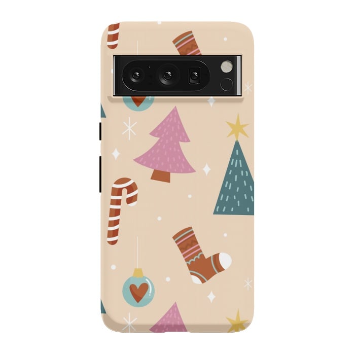 Pixel 8 Pro StrongFit Original Pattern in Christmas by ArtsCase