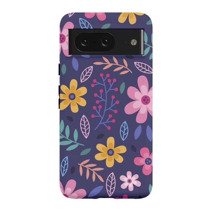 Pixel 8 StrongFit Pink Flowers for You  by ArtsCase
