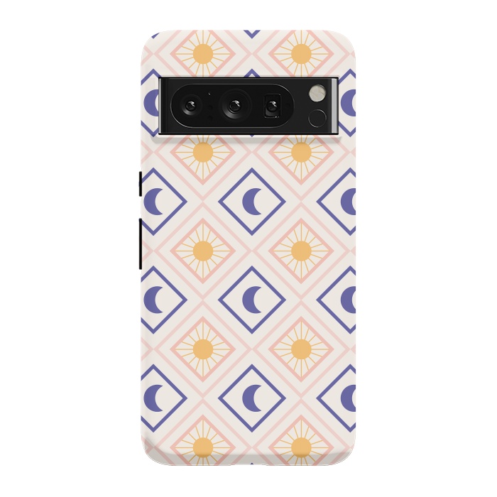 Pixel 8 Pro StrongFit Sun & Moon Tiles by ArtPrInk