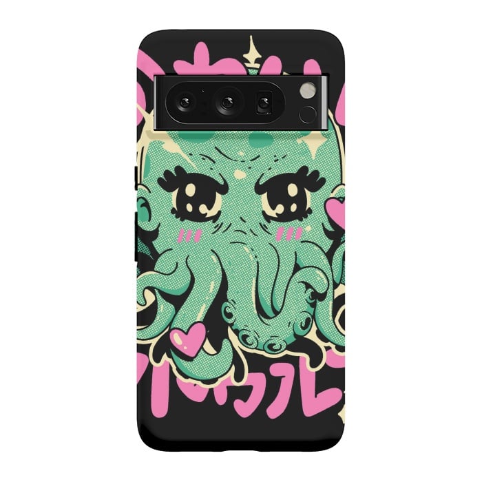 Pixel 8 Pro StrongFit Cutethulhu Loves by Ilustrata