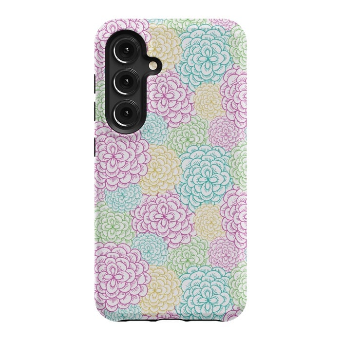 Galaxy S24 StrongFit Dahlia by TracyLucy Designs