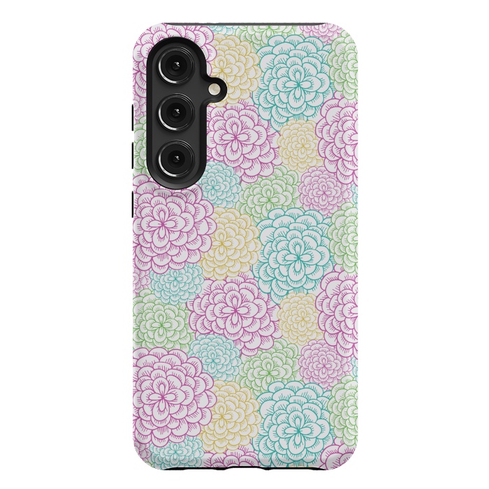 Galaxy S24 Plus StrongFit Dahlia by TracyLucy Designs