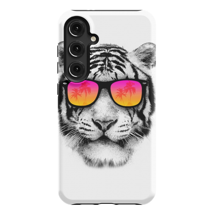 Galaxy S24 Plus StrongFit The Coolest Tiger by Mitxel Gonzalez