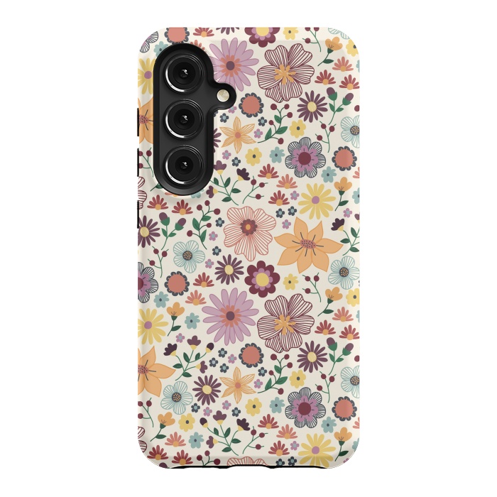 Galaxy S24 StrongFit Wild Bloom by TracyLucy Designs