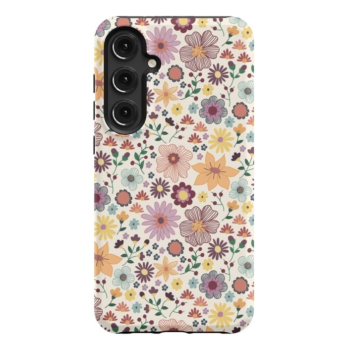 Galaxy S24 Plus StrongFit Wild Bloom by TracyLucy Designs