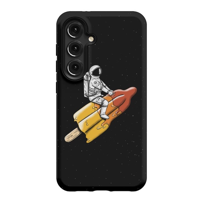 Galaxy S24 StrongFit Astronaut Melted Rocket by Coffee Man