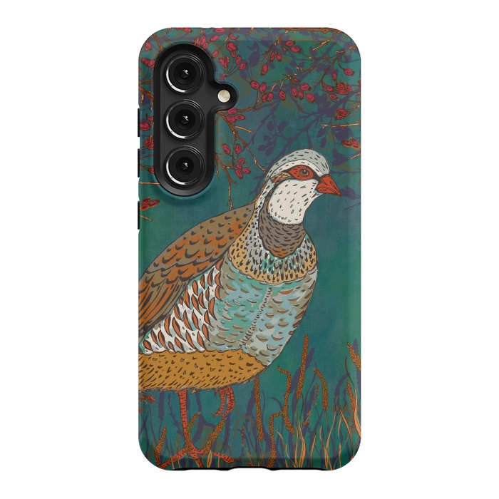 Galaxy S24 StrongFit Partridge by Lotti Brown