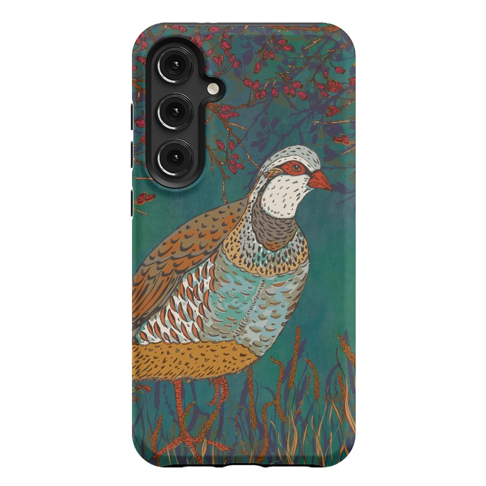 Galaxy S24 Plus StrongFit Partridge by Lotti Brown
