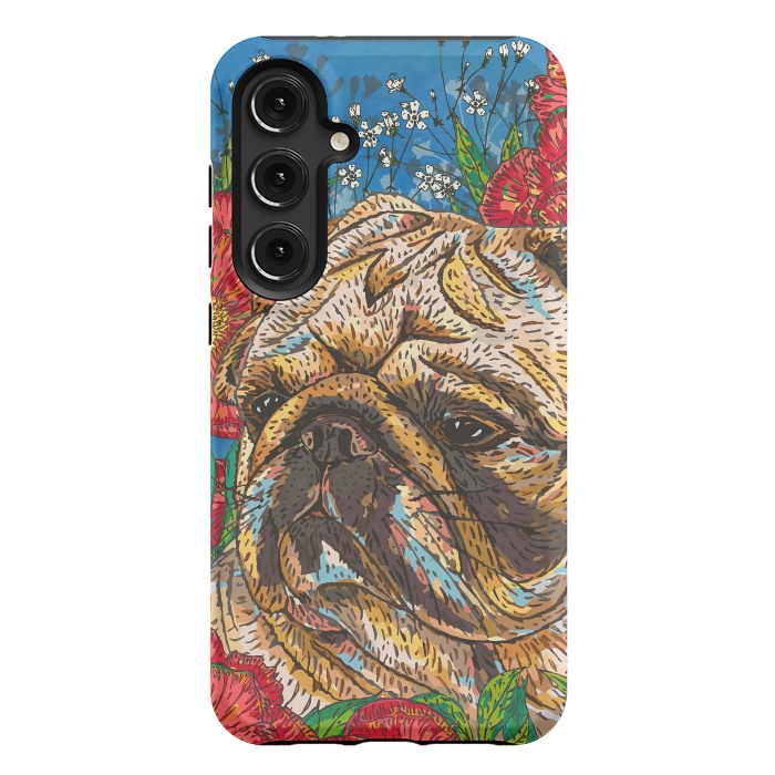 Galaxy S24 Plus StrongFit Pug by Lotti Brown