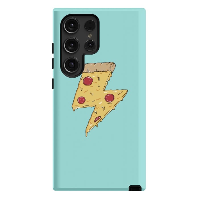 Galaxy S24 Ultra StrongFit Pizza power green by Coffee Man