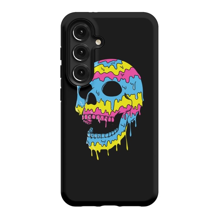 Galaxy S24 StrongFit Melted Skull by Coffee Man