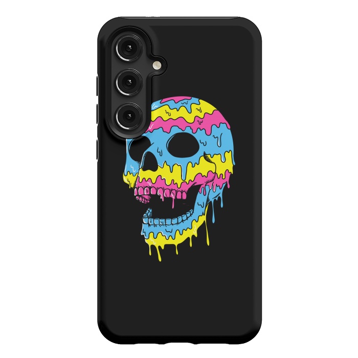 Galaxy S24 Plus StrongFit Melted Skull by Coffee Man