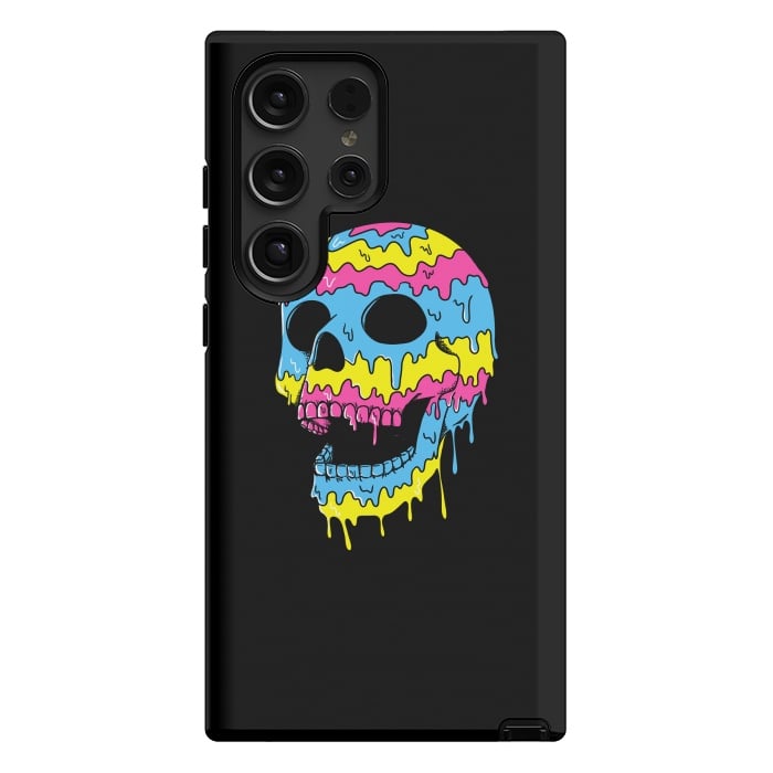 Galaxy S24 Ultra StrongFit Melted Skull by Coffee Man