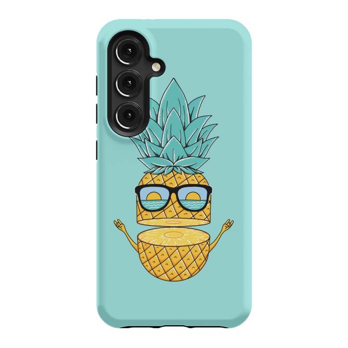 Galaxy S24 StrongFit Pineapple Sunglasses by Coffee Man