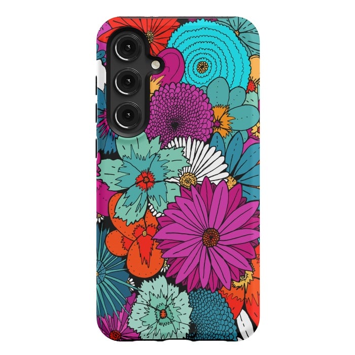 Galaxy S24 Plus StrongFit Bunch of flowers by Steve Wade (Swade)
