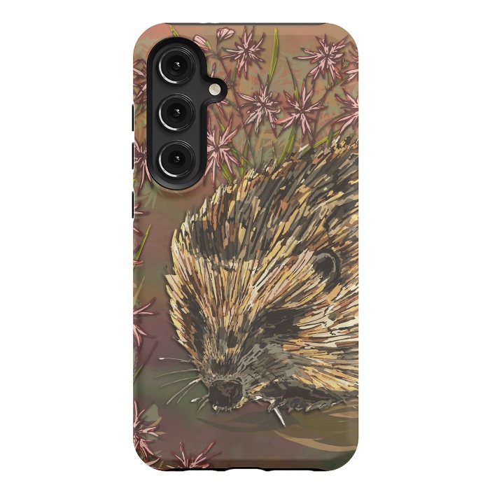 Galaxy S24 Plus StrongFit Sweet Hedgehog by Lotti Brown