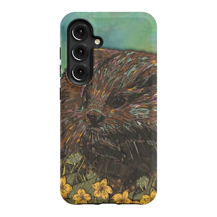 Galaxy S24 StrongFit Otter by Lotti Brown