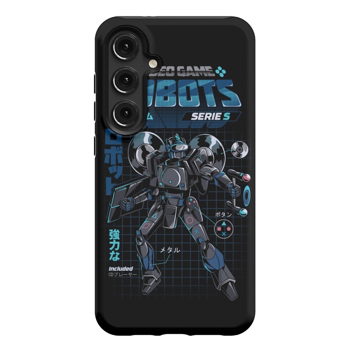 Galaxy S24 Plus StrongFit Video Game Robot - Model S by Ilustrata