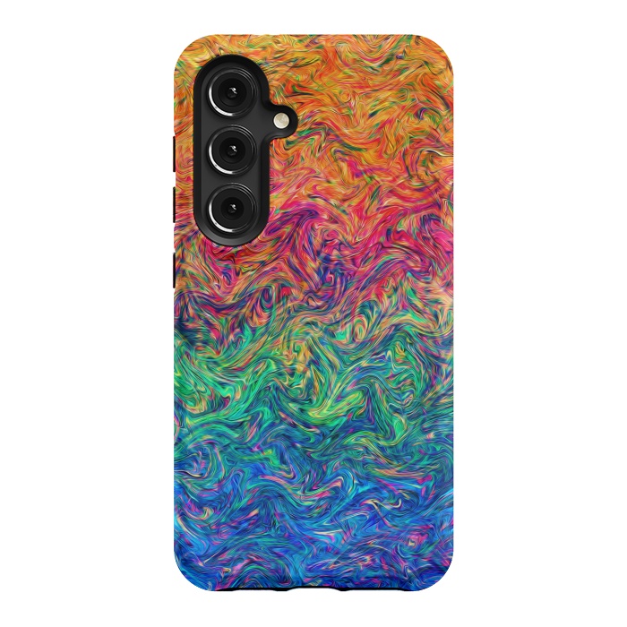Galaxy S24 StrongFit Fluid Colors G249 by Medusa GraphicArt
