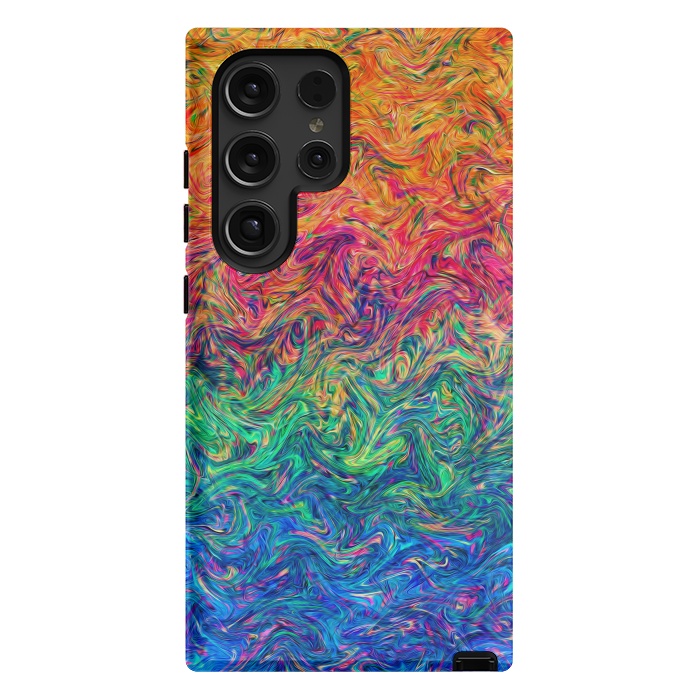 Galaxy S24 Ultra StrongFit Fluid Colors G249 by Medusa GraphicArt