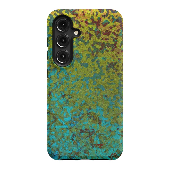 Galaxy S24 StrongFit Colorful Corroded Background G292 by Medusa GraphicArt