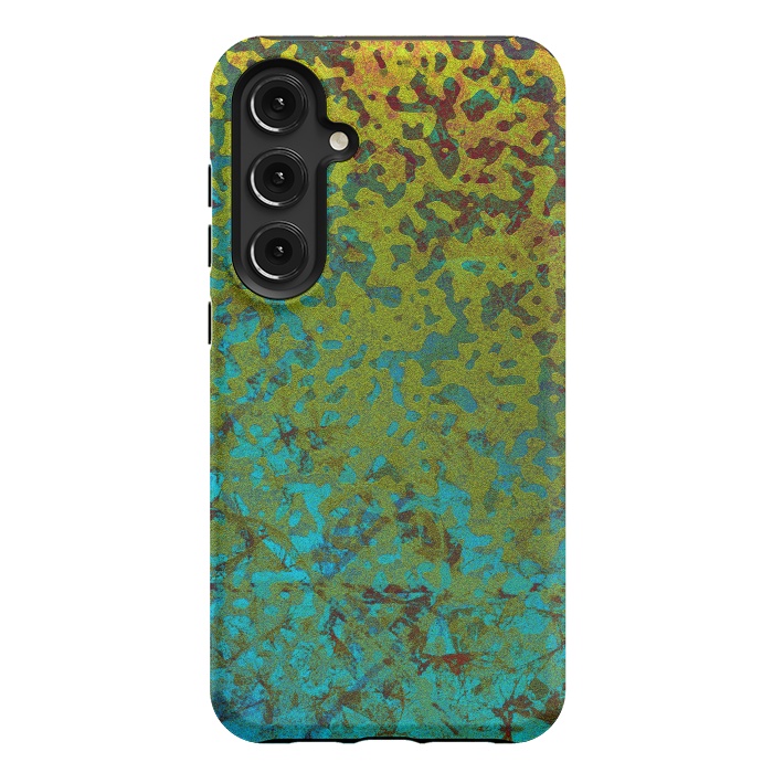 Galaxy S24 Plus StrongFit Colorful Corroded Background G292 by Medusa GraphicArt