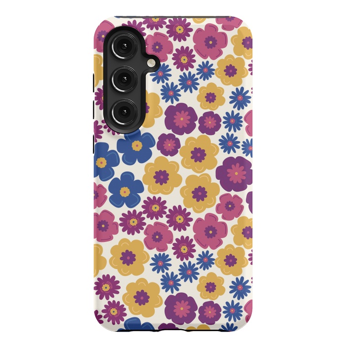 Galaxy S24 Plus StrongFit Pop Floral by TracyLucy Designs
