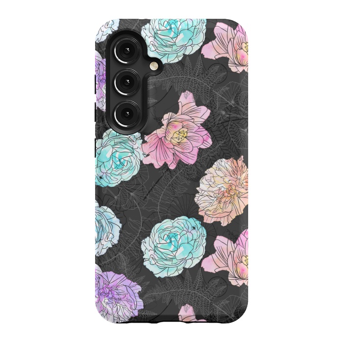 Galaxy S24 StrongFit Color Pop Floral by Noonday Design