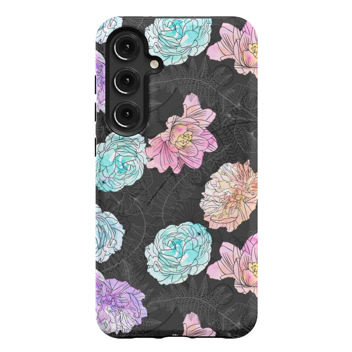 Galaxy S24 Plus StrongFit Color Pop Floral by Noonday Design