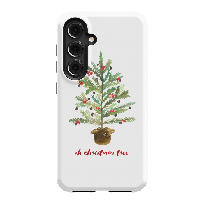 Galaxy S24 StrongFit Oh Christmas Tree by Noonday Design
