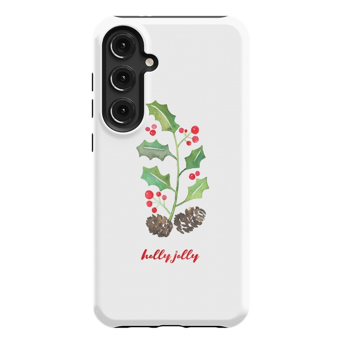 Galaxy S24 Plus StrongFit Holly Jolly by Noonday Design