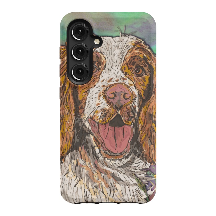 Galaxy S24 StrongFit Spaniel by Lotti Brown
