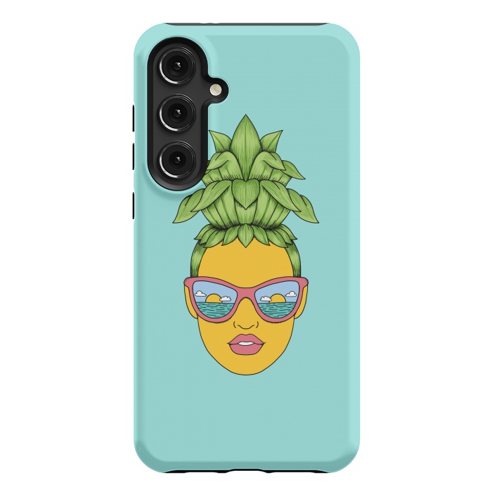 Galaxy S24 Plus StrongFit Pineapple Girl by Coffee Man