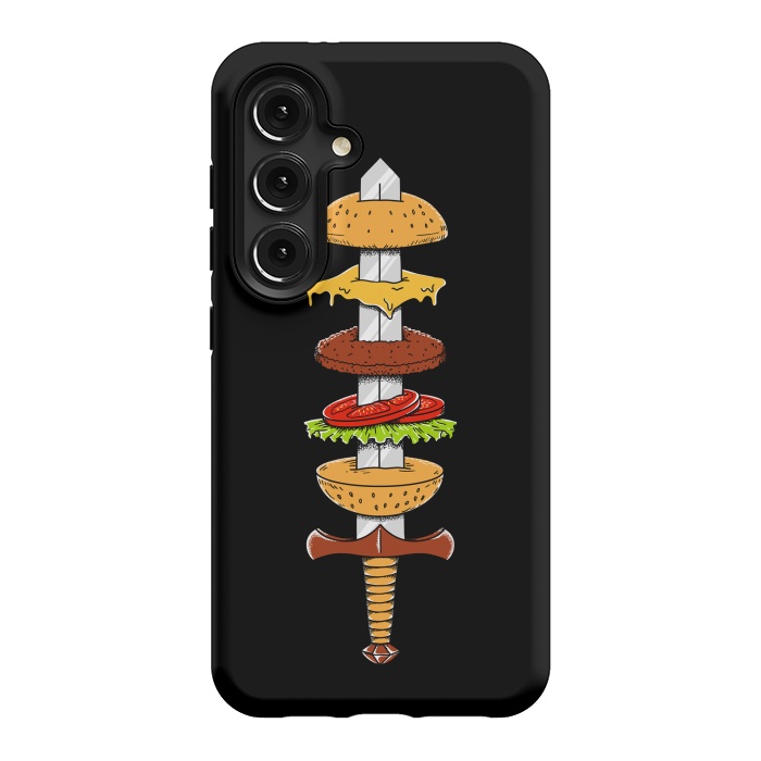 Galaxy S24 StrongFit sword Burger by Coffee Man