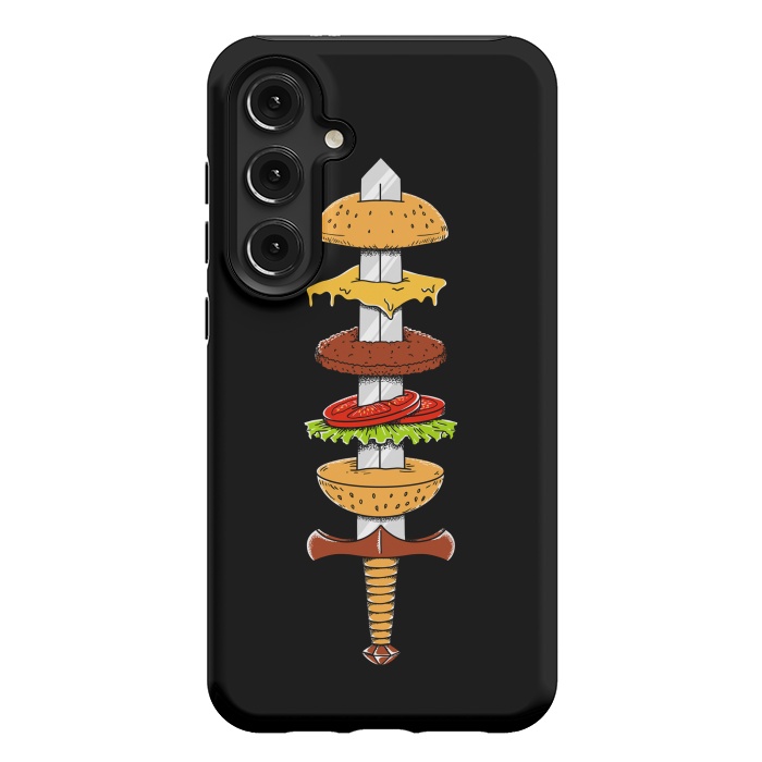 Galaxy S24 Plus StrongFit sword Burger by Coffee Man