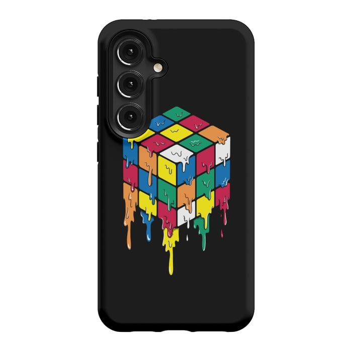 Galaxy S24 StrongFit Rubiks Cube by Coffee Man