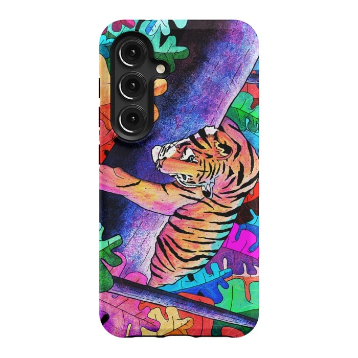 Galaxy S24 StrongFit The lazy tiger by Steve Wade (Swade)