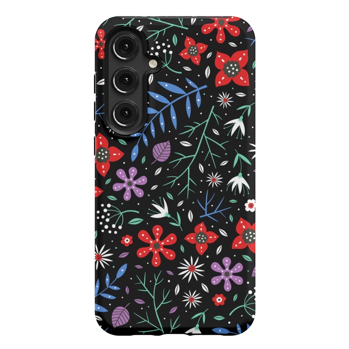 Galaxy S24 Plus StrongFit Small Flower Patterns by ArtsCase